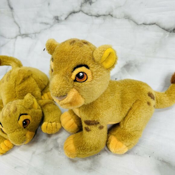 Vintage Disney Store The Lion King Simba 8" Sitting and Pouncing Plush Stuffed - Picture 6 of 11